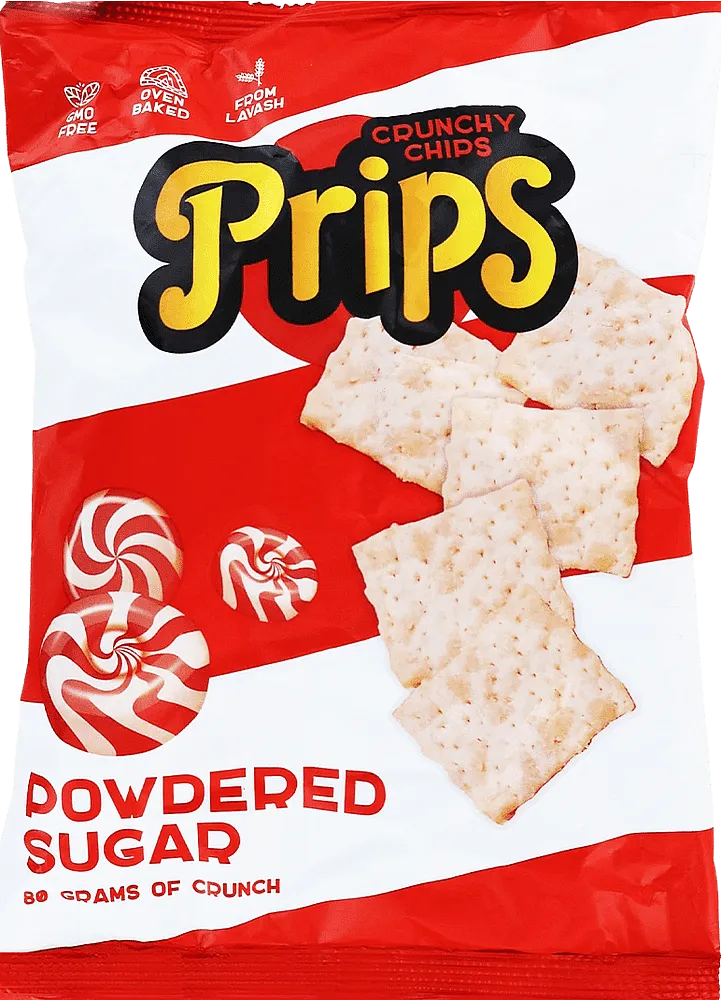 Chips with powdered sugar "Prips Crunchy Chips" 80g
