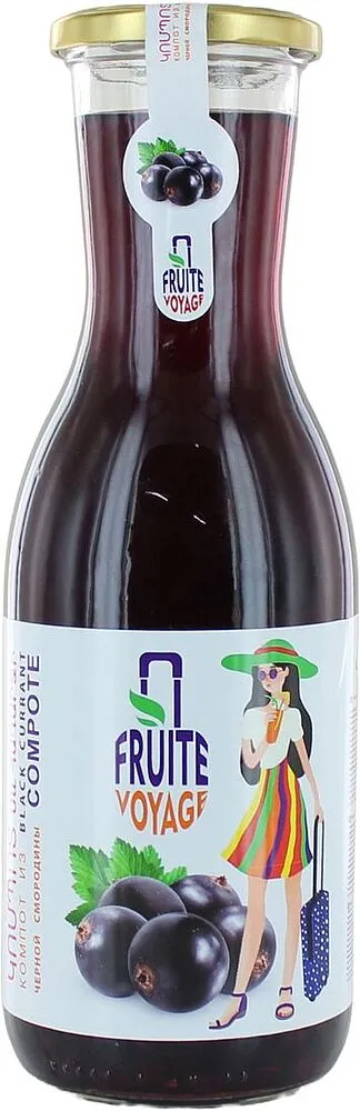 Blackcurrant compote "Fruite Voyage" 1l 
