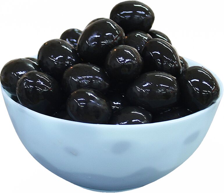 Оливки черные с косточкой 