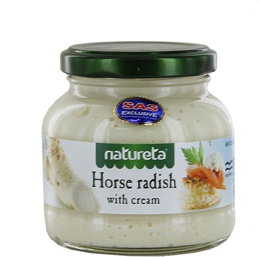 Horseradish paste "Natureta" 180g