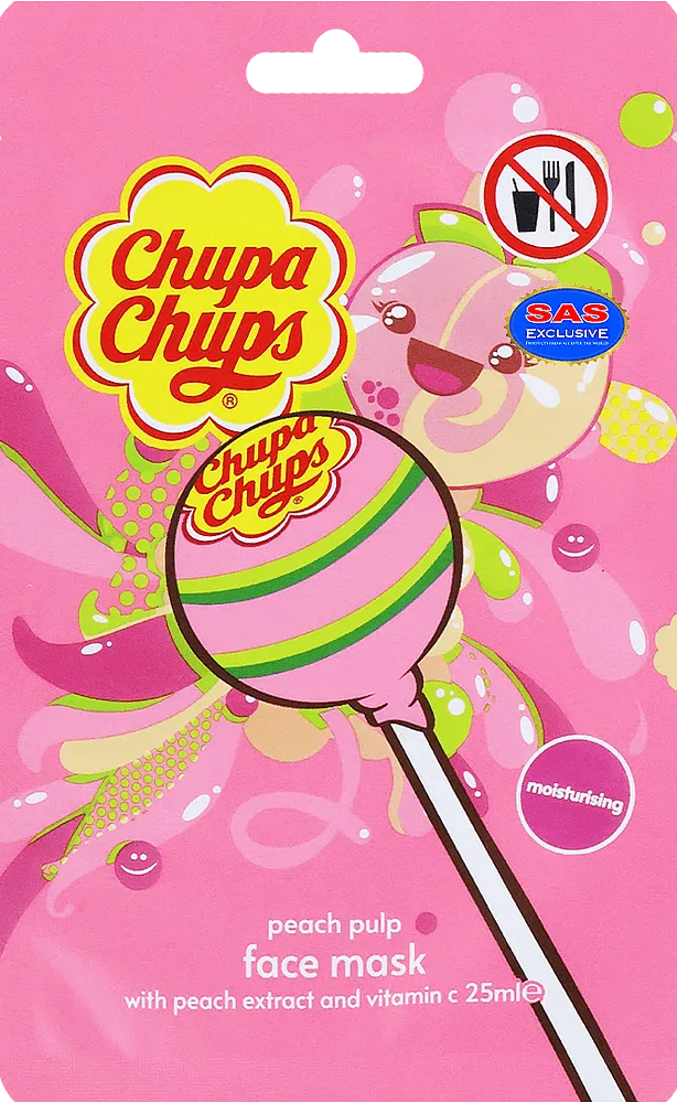 Դեմքի դիմակ «Chupa Chups Peach Pulp » 25մլ