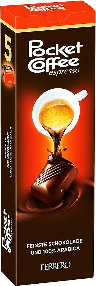 Шоколадные конфеты с кофе "Ferrero Pocket Coffee Espresso" 62.5г 