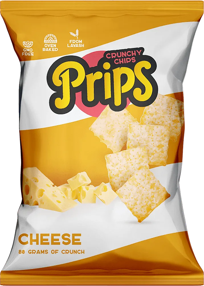 Չիպս պանրի «Prips Crunchy Chips» 80գ
