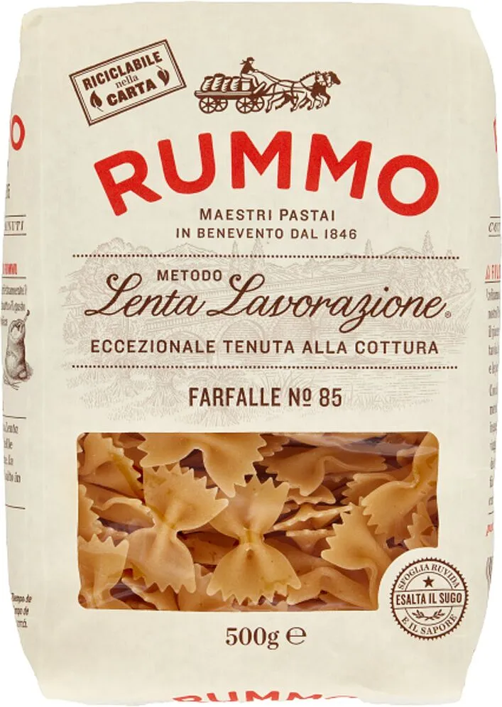 Pasta "Rummo Farfalle №85" 500g
