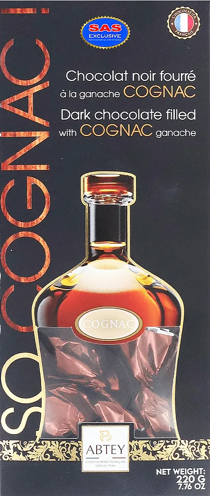 Набор шоколадных конфет "Abtey Cognac" 220г