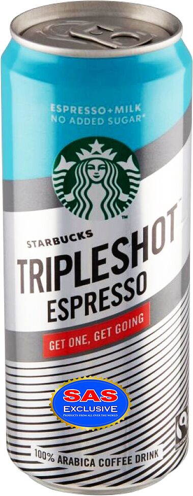 Սուրճ սառը «Starbucks Тripleshot Еspresso» 300մլ