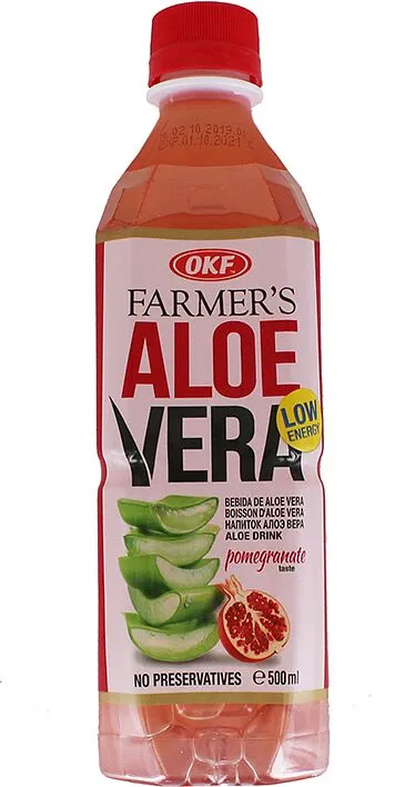 Aloe & pomegranate drink "OKF Farmer's Aloe Vera" 500ml 