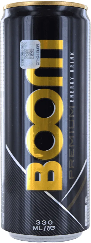 Carbonated energy drink "Boom" 330ml
