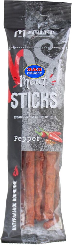 Колбаса сырокопченая "Маладзечна Meat Sticks Pepper" 80г