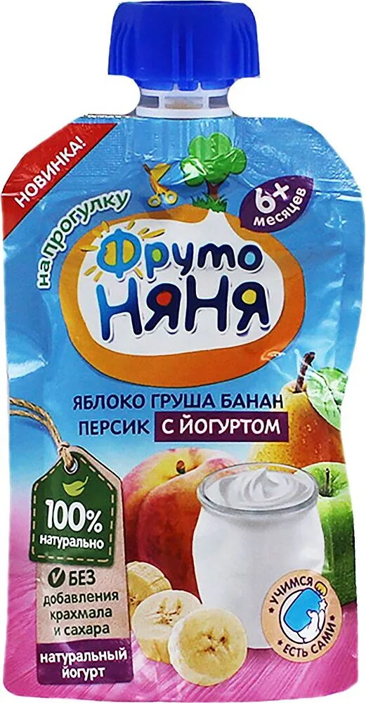 Fruit puree "Фруто Няня" 90g