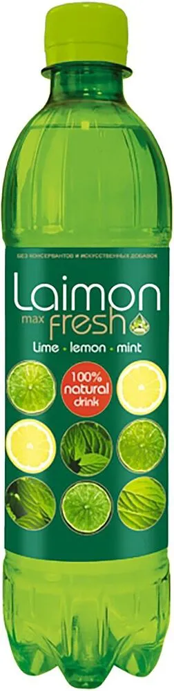 Напиток безалкогольный со вкусом лайма, лимона и мяты "Laimon Fresh" 0.5л 