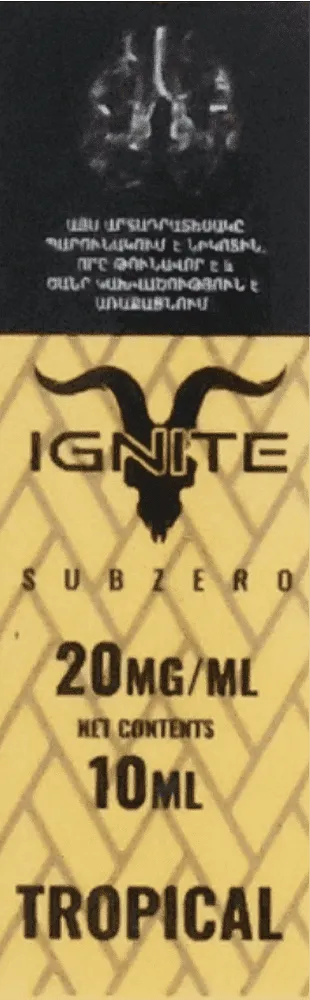 Nicotine solution "Ignite Tropical" 10ml