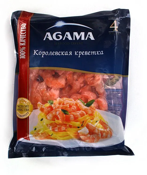 Ծովախեցգետին թագավորական սառեցված «Agama N4» 300գ