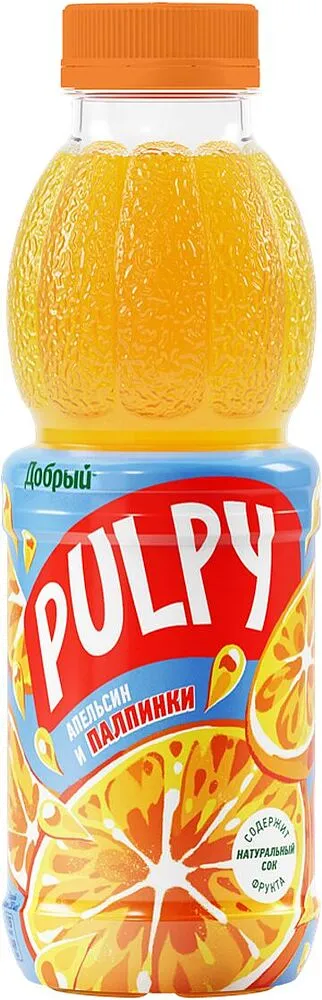 Orange drink "Pulpy" 450ml 