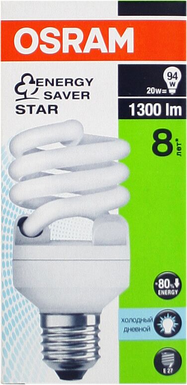 Energy saving light bulb "Osram 20W"