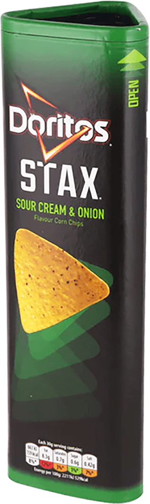 Չիպս թթվասերի և սոխի «Doritos Stax» 170գ 