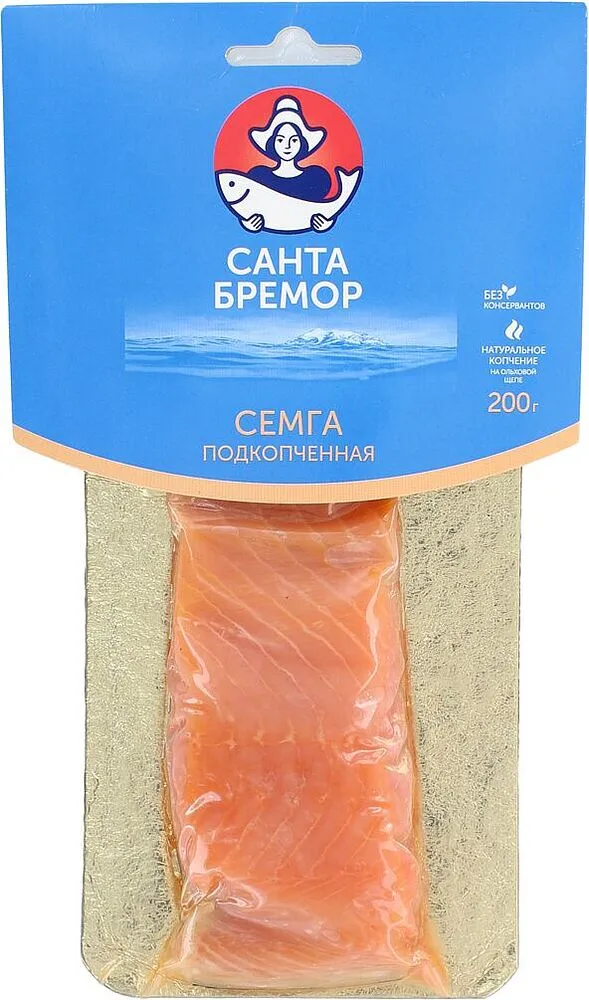 Smoked salmon "Santa Bremor" 200g