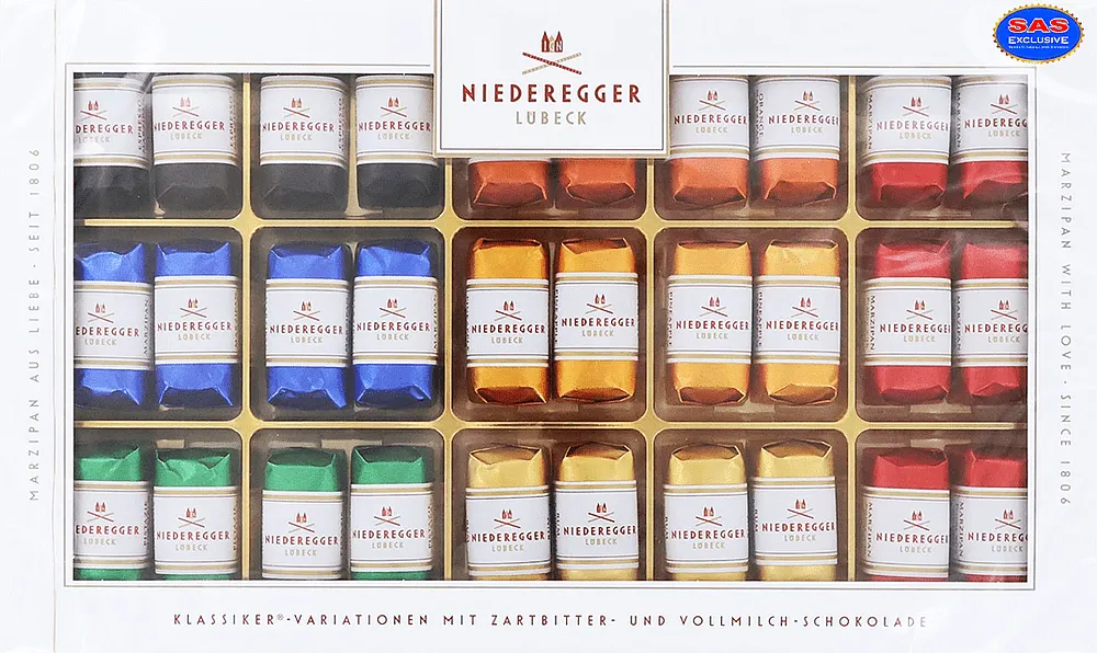 Chocolate candies collection "Niederegger Lubeck" 375g