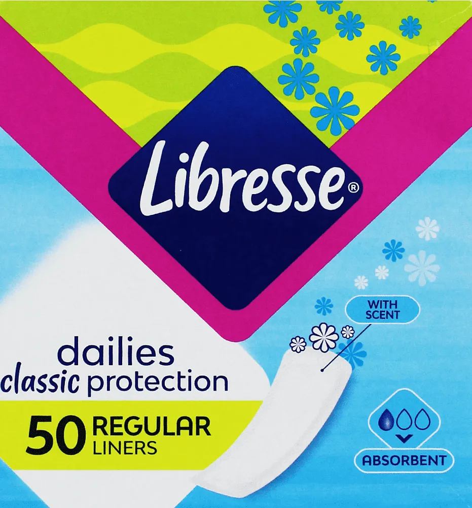 Daily pantyliners "Libresse Classic Regular" 50 pcs
