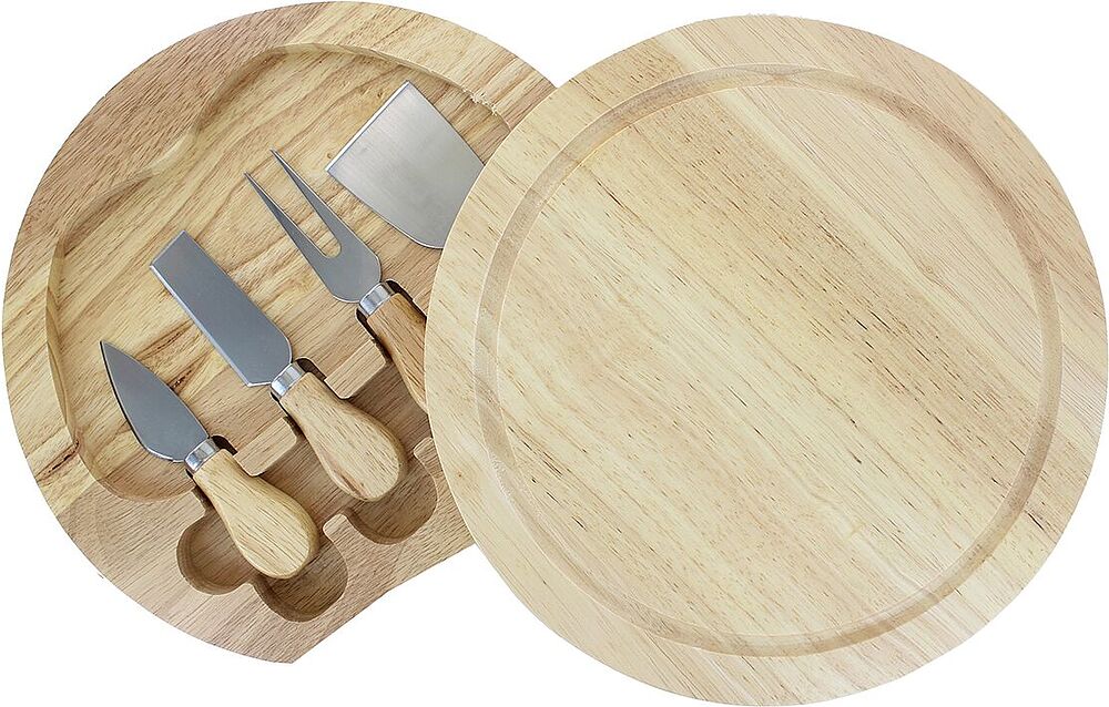 Cutting board and knives 