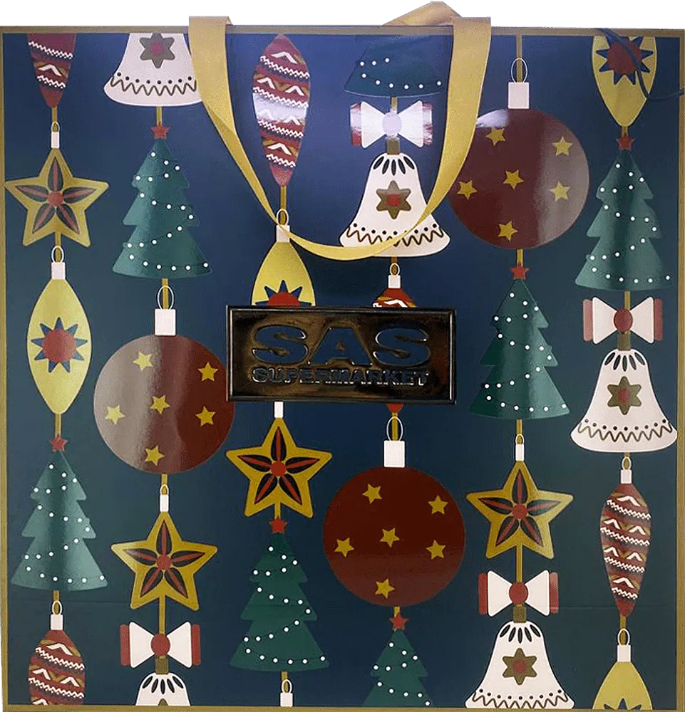 Christmas gift bag "SAS" 1 pcs

