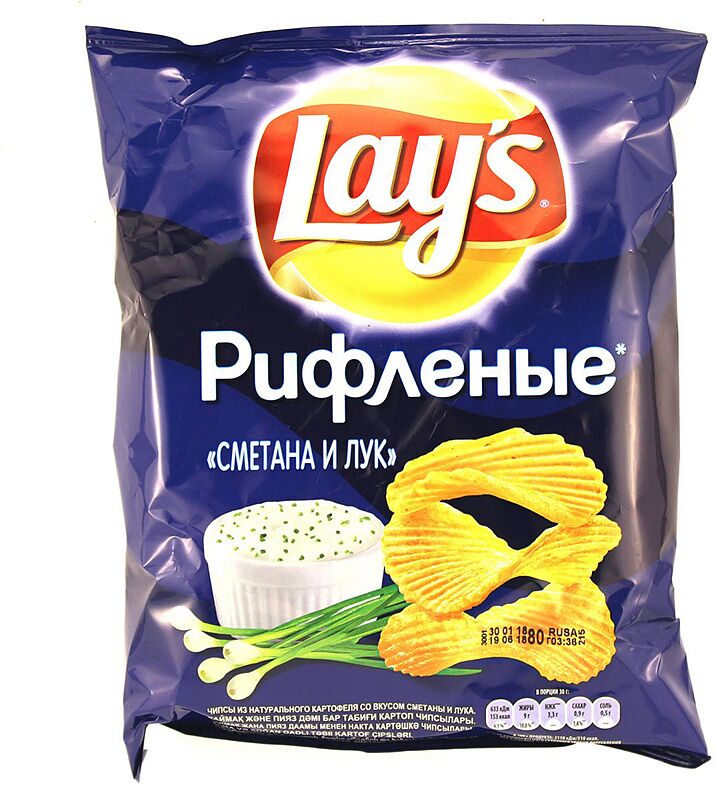 Sour cream & onion chips "Lay's" 80g 