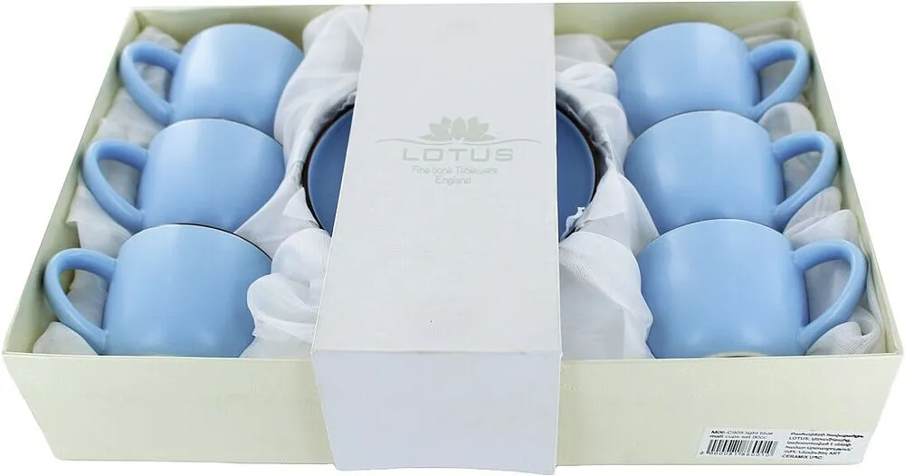 Glass "Lotus" 6 pcs