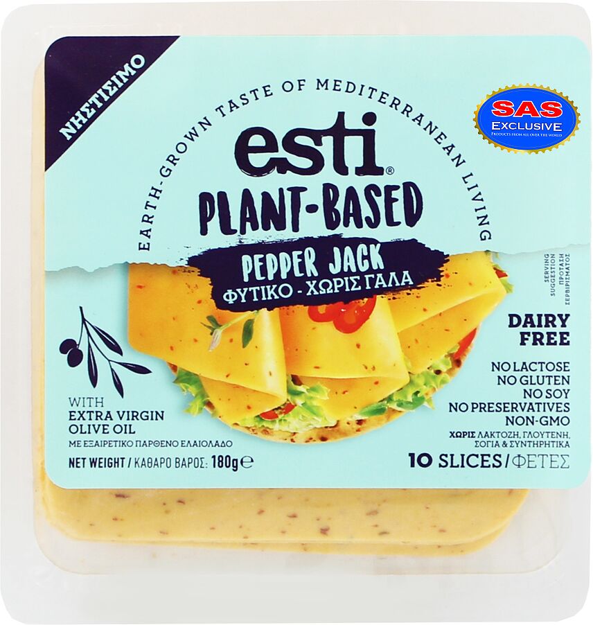 Растительный продукт со вкусом сыра с перцем "Esti" 180г