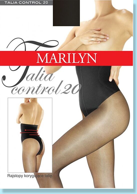 Զուգագուլպա «Marilyn Talia Control 20 Den N3» Սև
