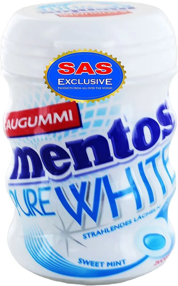 Chewing gum "Mentos Pure" 70g Mint
