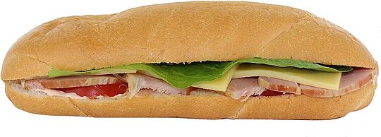 Sandwich with pork fillet 