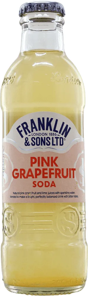Напиток безалкогольный со вкусом грейпфрута "Franklin & Sons Soda" 200мл