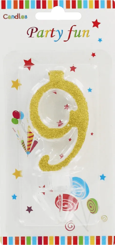Birthday candle "Party Fun" N9