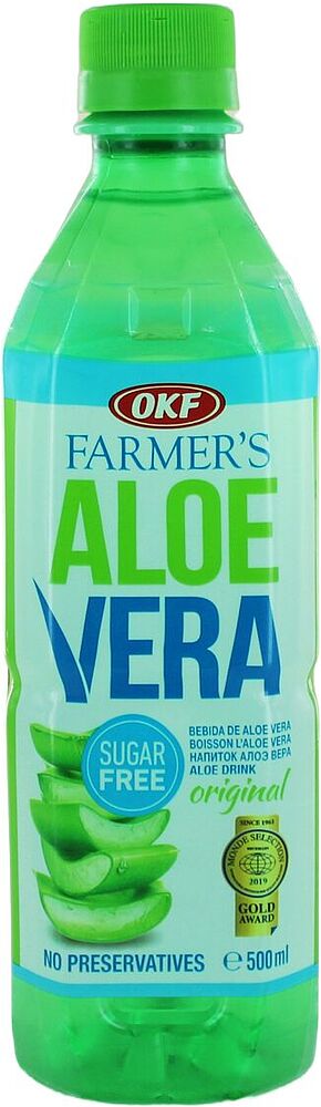 Напиток "OKF Farmer's Aloe Vera" 500мл Алоэ вера
