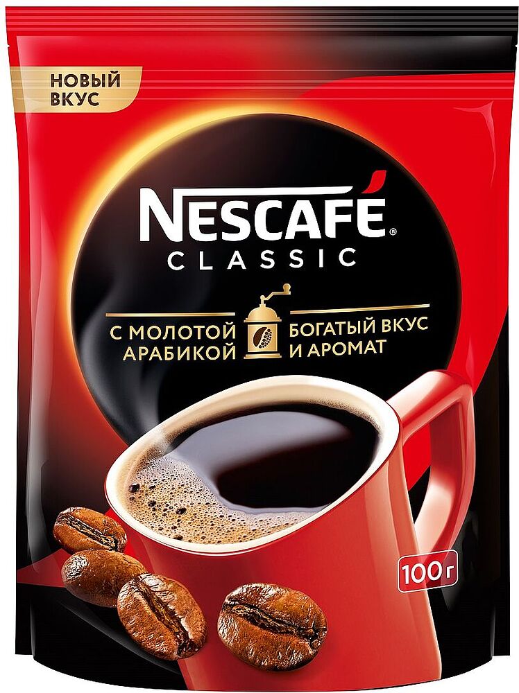 Кофе растворимый "Nescafe Classic" 100г