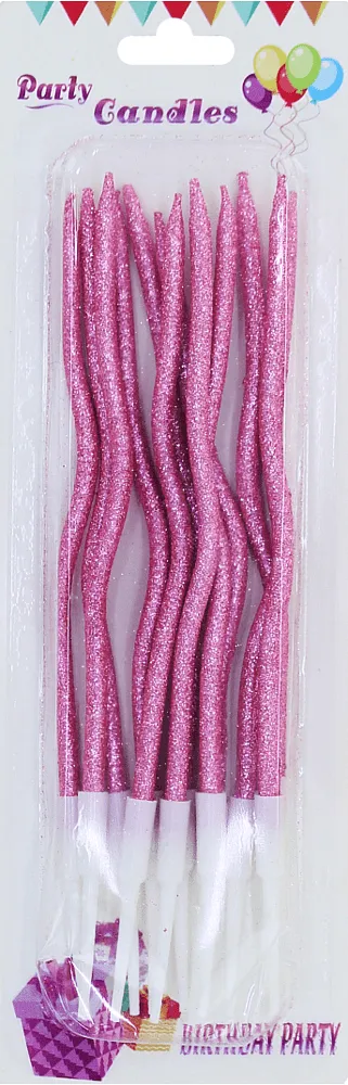 Birthday candle "Party Candles" 12 pcs
