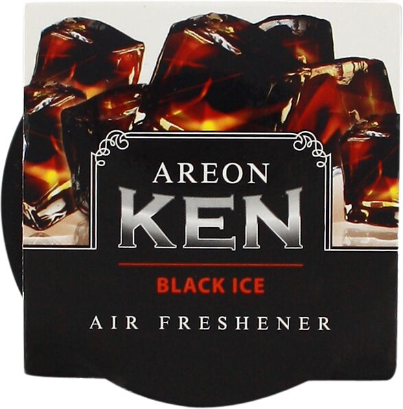 Ավտոմեքենայի բուրավետիչ «Areon Ken Black Ice»