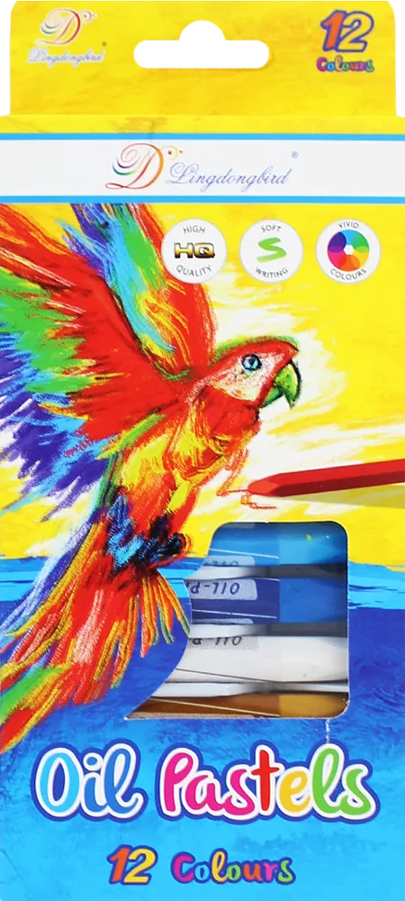 Colour oil pastels "Lingdongbird" 12 pcs
