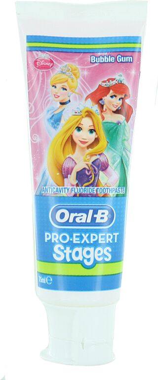 Зубная паста "Oral-B Stages" 75мл 