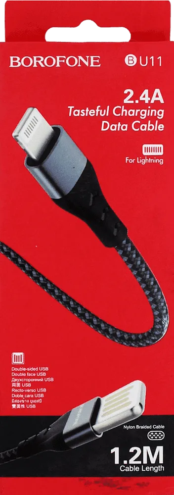 USB լար «Borofone BU11 2.4A»
