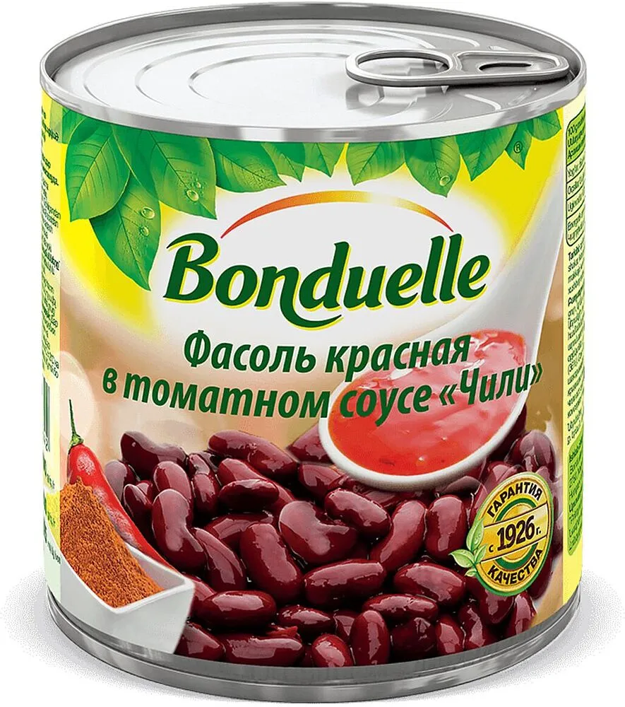 Red kidney beans in chilly sauce "Bonduelle" 400g 