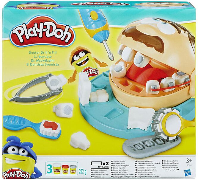 Modeling dough "Play-doh Doctor Drill'n Fill"  280g