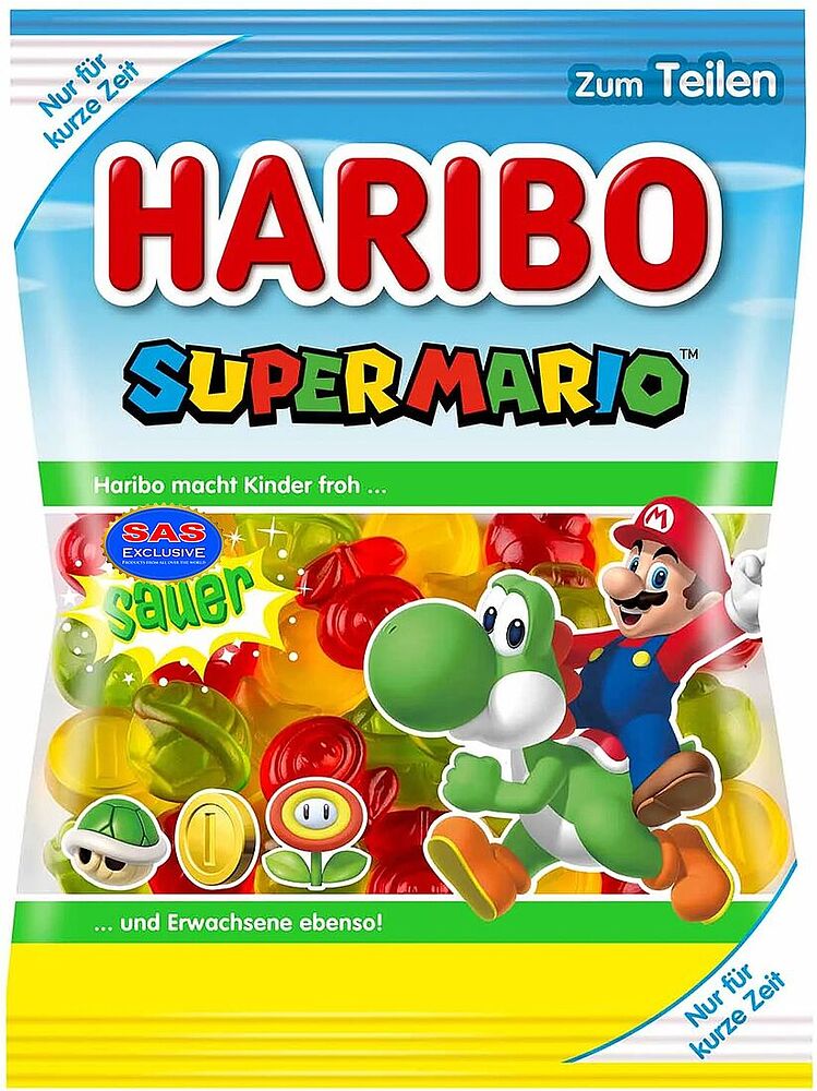Դոնդողե կոնֆետներ «Haribo Super Mario» 175գ