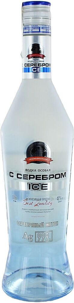Vodka "S Serebrom Ice" 0.7l
