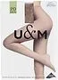 Tights "U&M 20 Den S" Natural