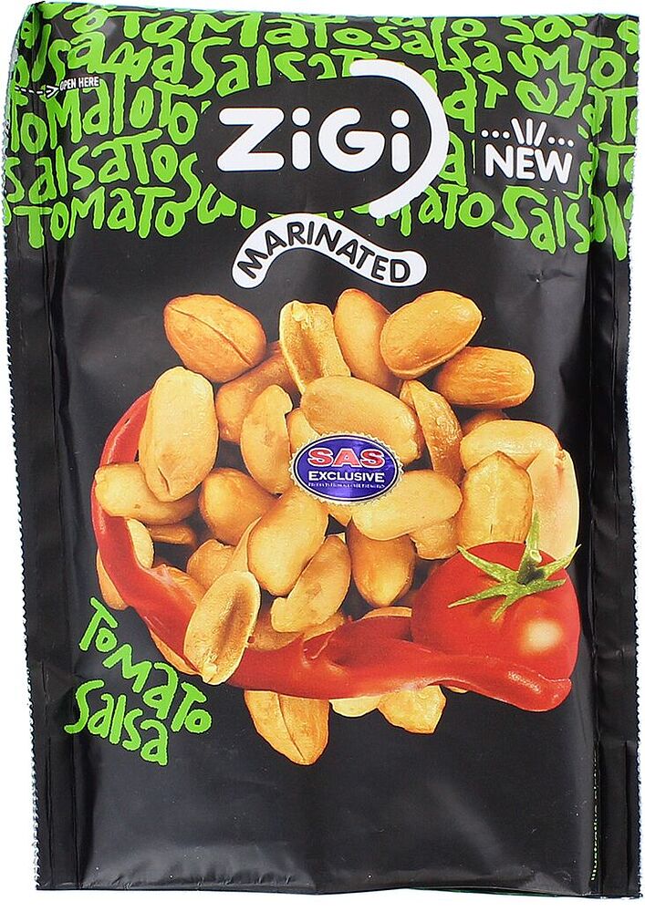 Peanut with tomato salsa flavor "ZiGi" 70g
