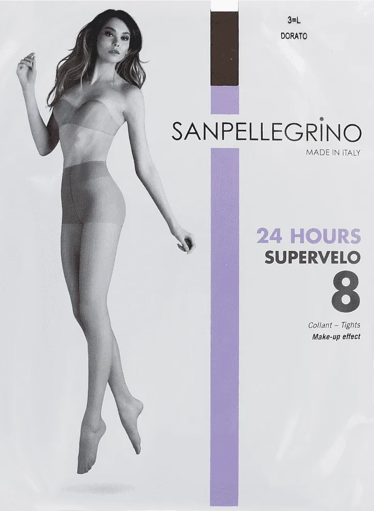 Beige tights "Sanpellegrino Supervelo Dorato 8 Den N3"
