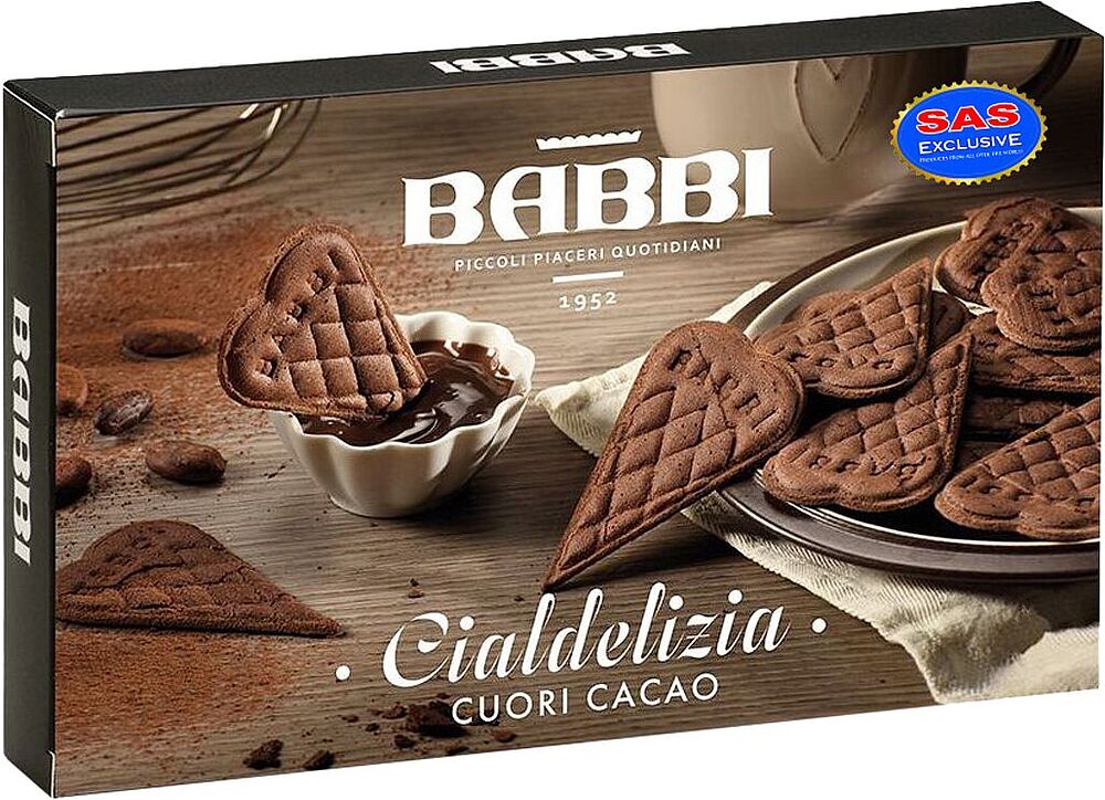 Cocoa wafer "Babbi Cialdelizia" 60g
