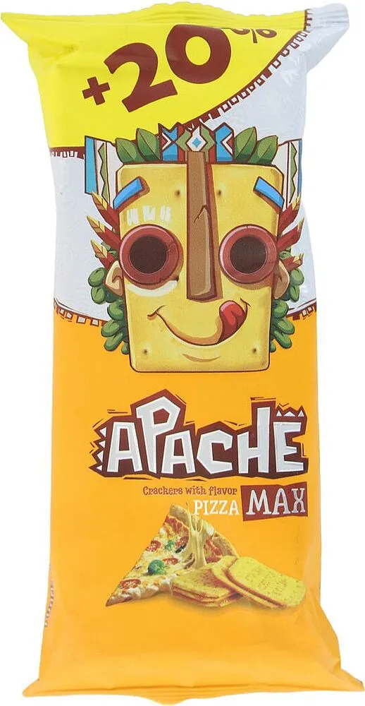 Crackers with pizza flavor "Apache" 95g
