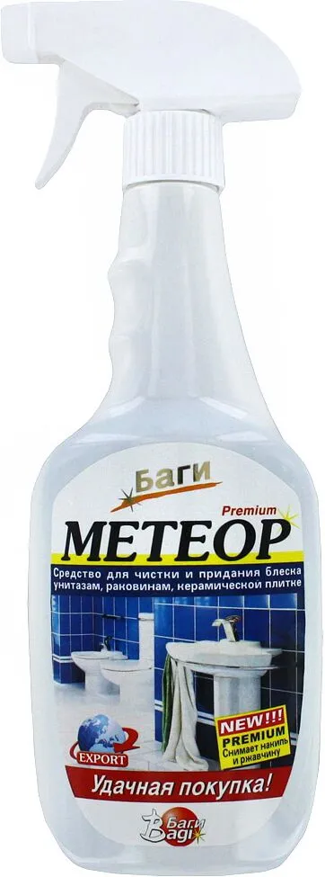 Средство чистящее для ванной "Баги Метеор" 500мл 